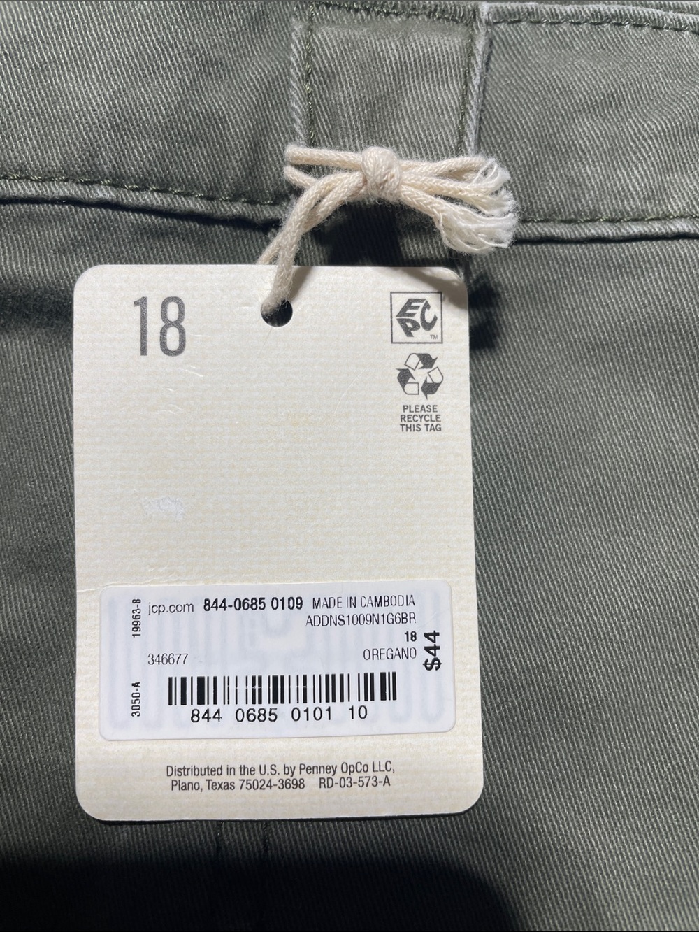 a.n.a Olive Green High-Rise Mini Skirt, size 18. - Picture 4 of 4